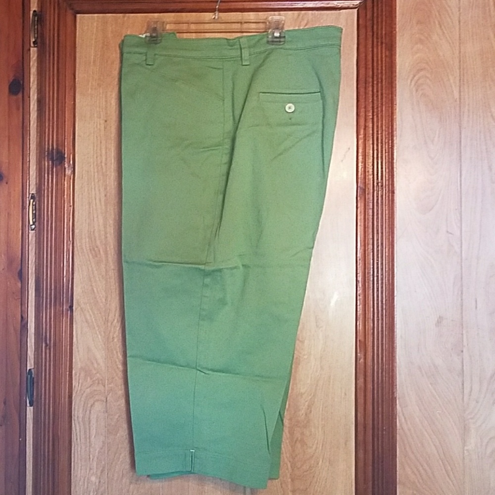 Green Capri pants